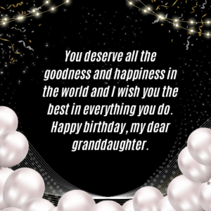 Happy Birthday wishes quotes for granddaughter